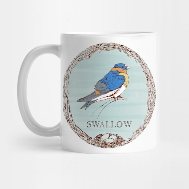 For the Birds - Swallow by sketchcadet